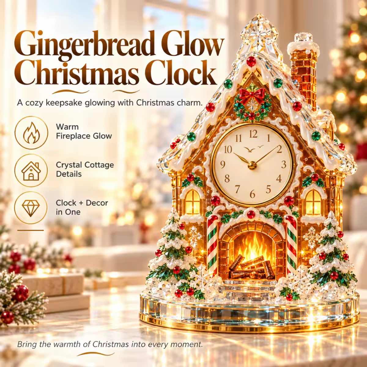 🌊 Coastal Glow Crystal Clock Collection — Bring the Beauty of the Sea Home ✨