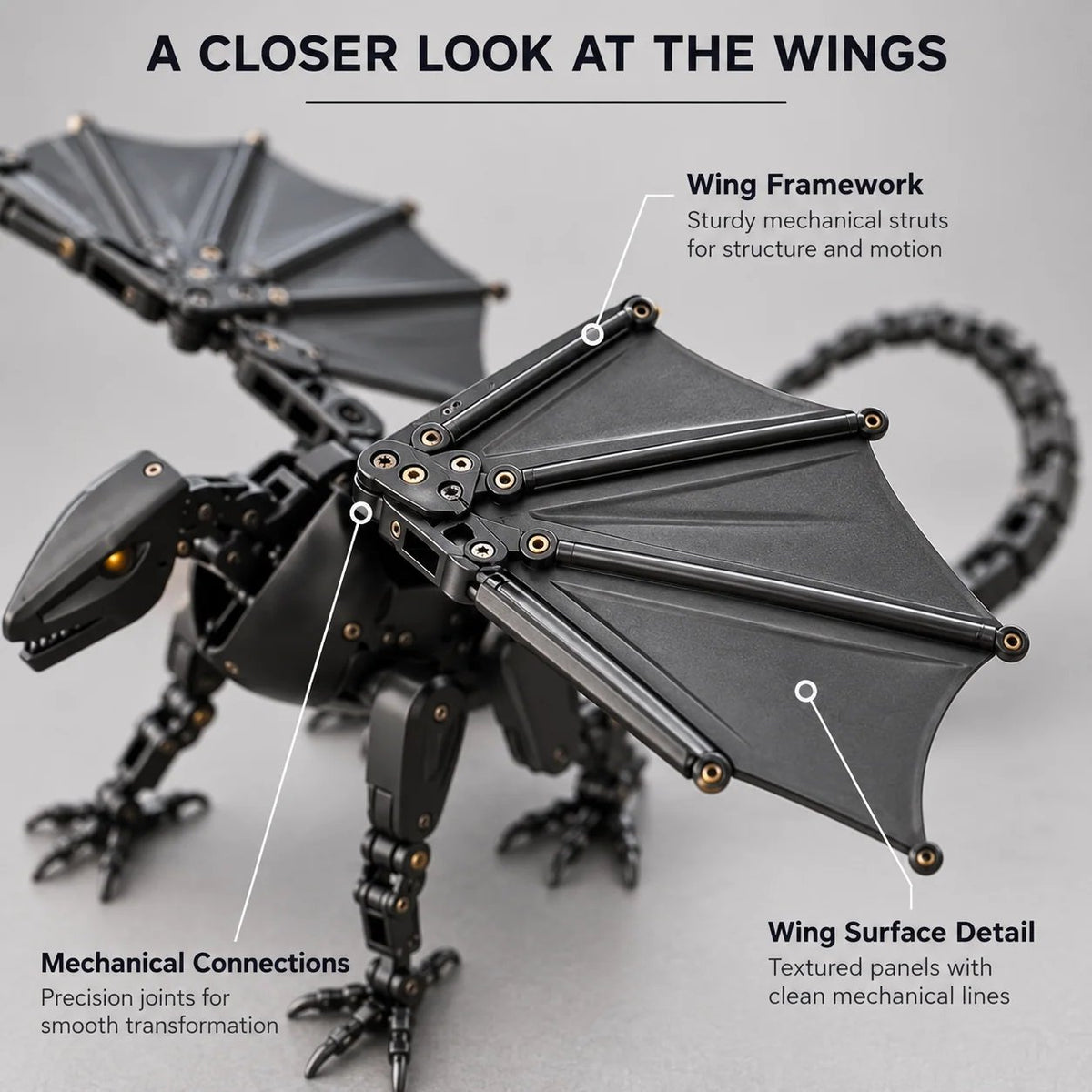 🔥Holiday Sale 70% OFF-🐉DragonMorph – Egg to Dragon Transforming Mechanical Toy