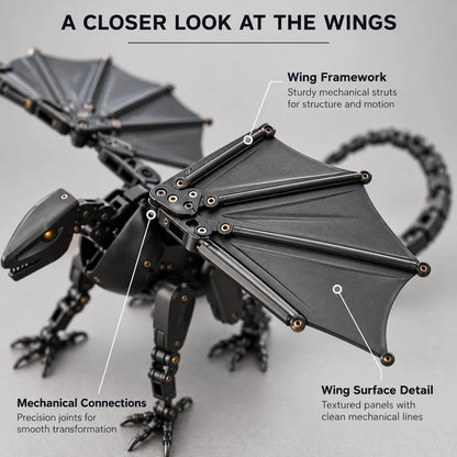 🔥Holiday Sale 70% OFF-🐉DragonMorph – Egg to Dragon Transforming Mechanical Toy