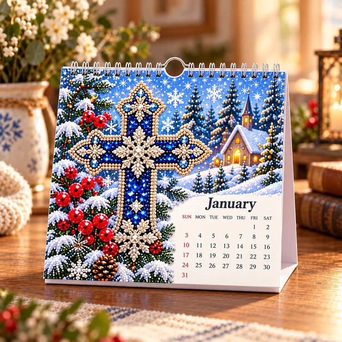 ✝️💎2027 Faith & Blessings DIY Diamond Art Calendar Kit