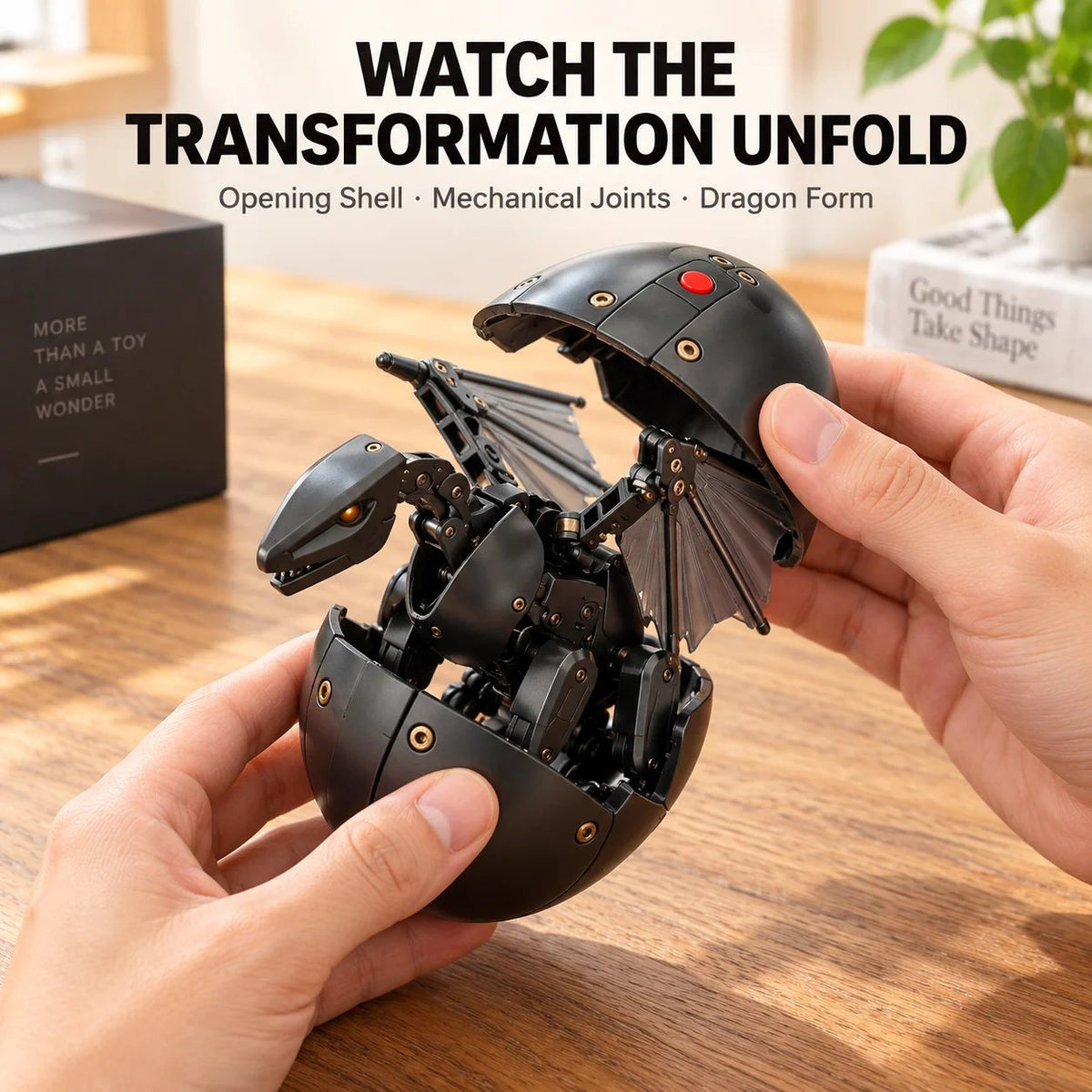 🔥Holiday Sale 70% OFF-🐉DragonMorph – Egg to Dragon Transforming Mechanical Toy