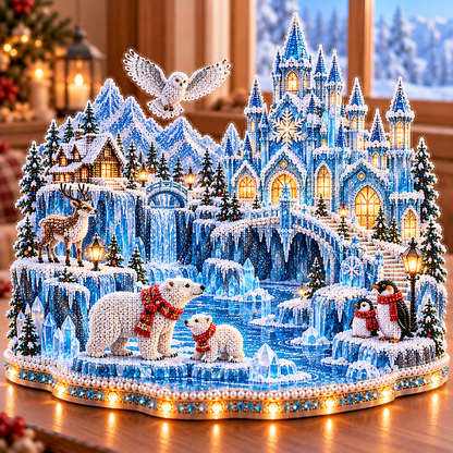 🔥 LAST DAY 70% OFF – ❄️ Winter Wonderland DIY Diamond Art Village Kit
