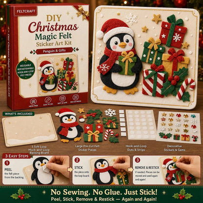 🔥 Holiday Sale: 70% OFF-DIY Christmas Magic Felt Sticker Art Kit