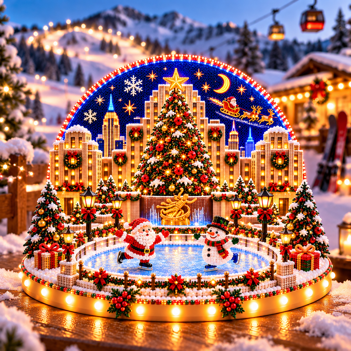 🔥 Holiday Sale: 70% OFF-🌎 Christmas Around the World – DIY Diamond Art Village Collection
