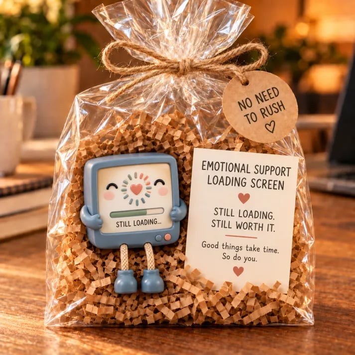 🔥 Holiday Sale: 70% OFF-Emotional Support Desk Companions 🎁 Funny Coworker Gift with Encouraging Message Card