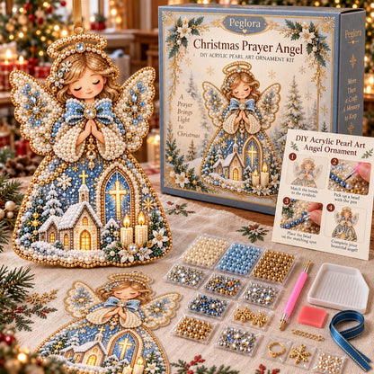 🔥Last Day 70% OFF - 👼✨ DIY Pearl Art Christmas Angel Ornament Kit
