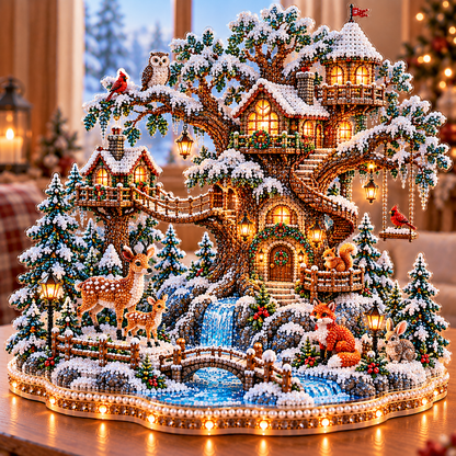 🔥 LAST DAY 70% OFF – ❄️ Winter Wonderland DIY Diamond Art Village Kit