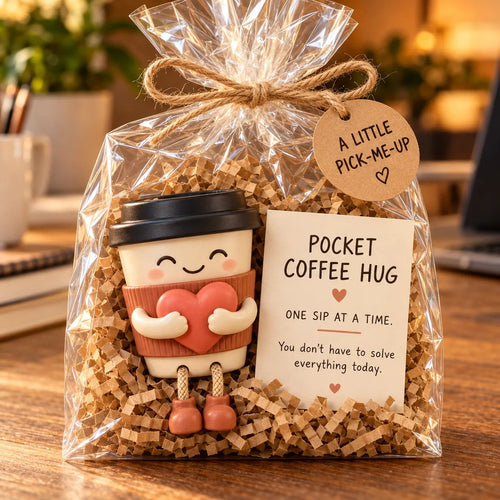 🔥 Holiday Sale: 70% OFF-Emotional Support Desk Companions 🎁 Funny Coworker Gift with Encouraging Message Card