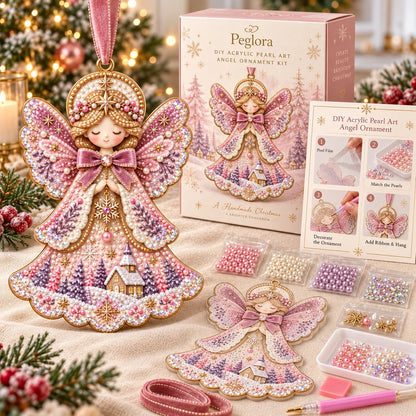 🔥Last Day 70% OFF - 👼✨ DIY Pearl Art Christmas Angel Ornament Kit