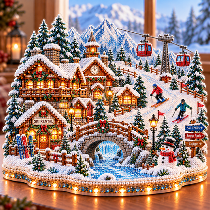 🔥 LAST DAY 70% OFF – ❄️ Winter Wonderland DIY Diamond Art Village Kit