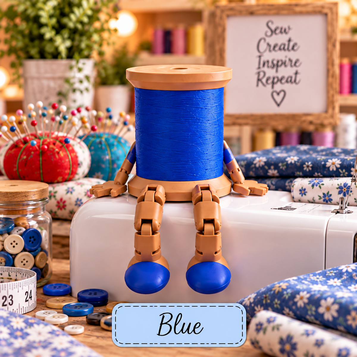 🧵✨ LAST DAY 70% OFF – Adorable Thread Spool Buddy, A Sewing Lover’s Must-Have! 💖