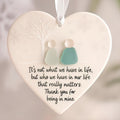 🌊Heart-Shaped Sea Glass Friendship Ornament