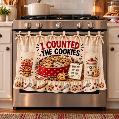 🔥Holiday Sale 70% OFF-👵 Funny Kitchen Sayings Farmhouse Oven Door Hanging Curtain