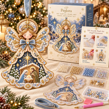 🔥Last Day 70% OFF - 👼✨ DIY Pearl Art Christmas Angel Ornament Kit