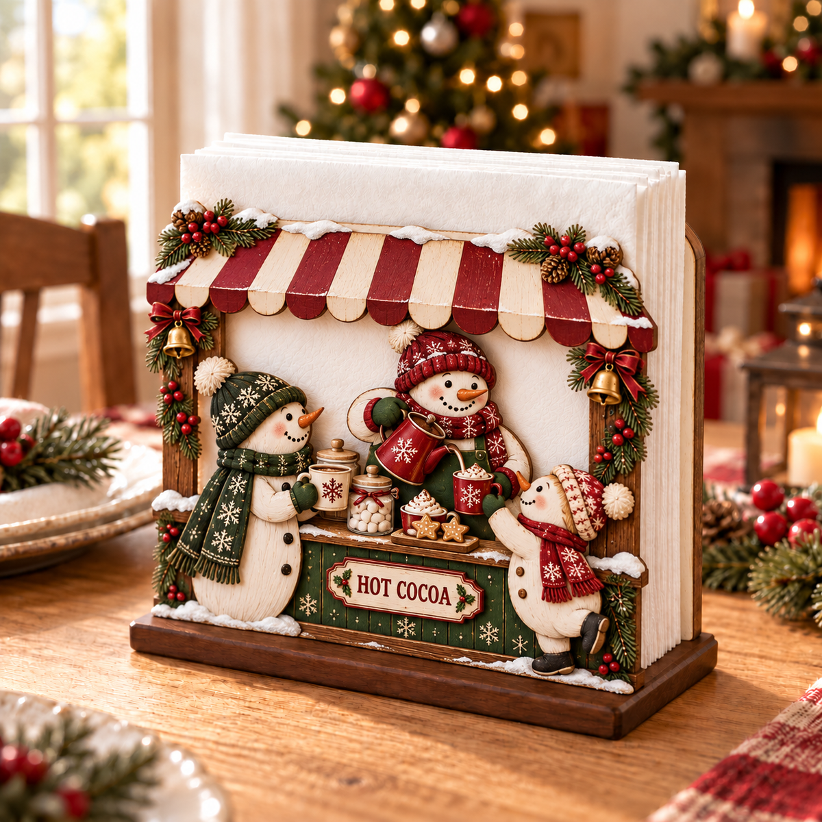 🔥 Christmas Sale · 70% OFF | Wooden Napkin Holder Collection