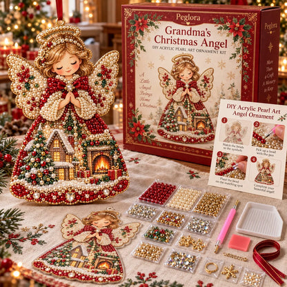 🔥Last Day 70% OFF - 👼✨ DIY Pearl Art Christmas Angel Ornament Kit