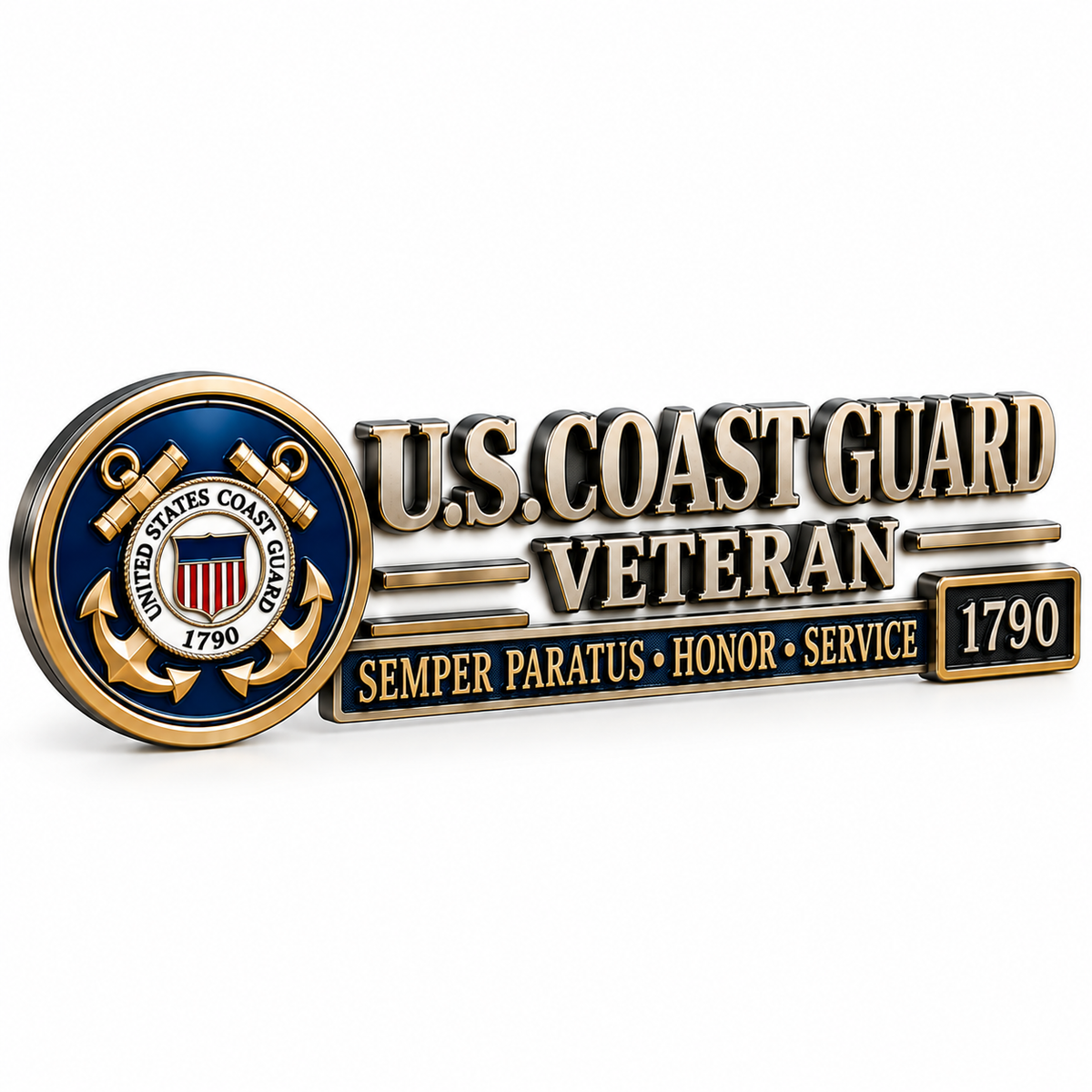 ✨3D Metal Veteran Honor Auto Badge | For daily driving & veteran gatherings