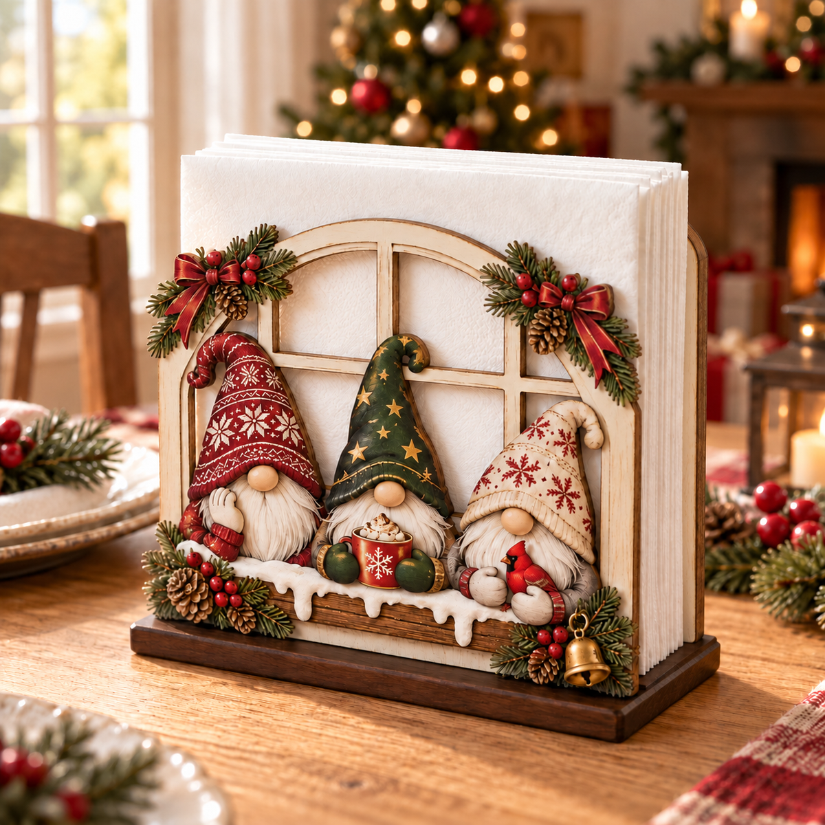 🔥 Christmas Sale · 70% OFF | Wooden Napkin Holder Collection