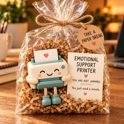 🔥 Holiday Sale: 70% OFF-Emotional Support Desk Companions 🎁 Funny Coworker Gift with Encouraging Message Card