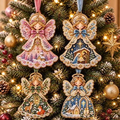 🔥Last Day 70% OFF - 👼✨ DIY Pearl Art Christmas Angel Ornament Kit