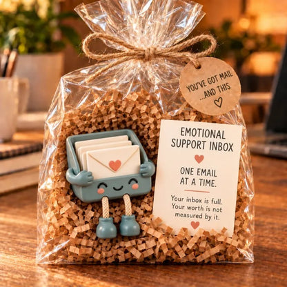 🔥 Holiday Sale: 70% OFF-Emotional Support Desk Companions 🎁 Funny Coworker Gift with Encouraging Message Card