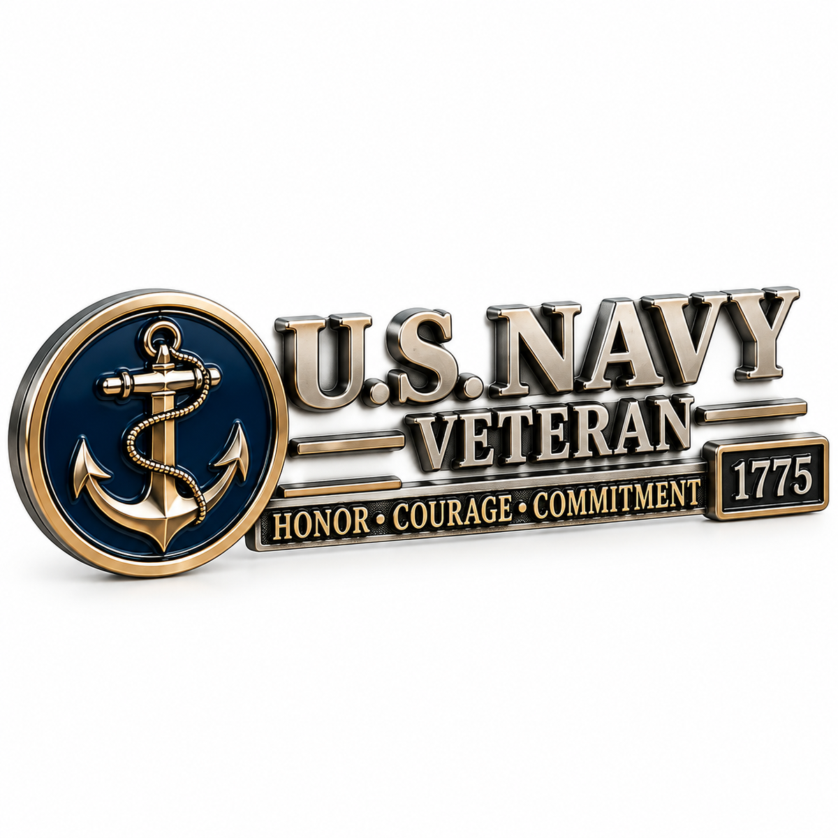 ✨3D Metal Veteran Honor Auto Badge | For daily driving & veteran gatherings