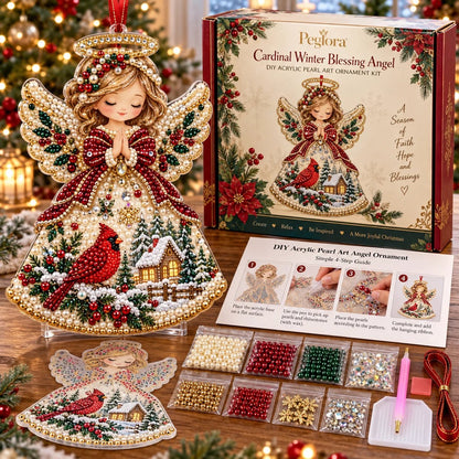 🔥Last Day 70% OFF - 👼✨ DIY Pearl Art Christmas Angel Ornament Kit