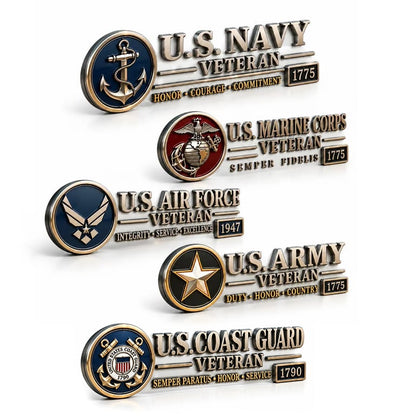 ✨3D Metal Veteran Honor Auto Badge | For daily driving & veteran gatherings