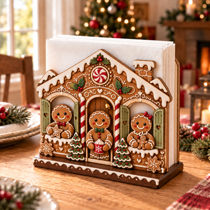 🔥 Christmas Sale · 70% OFF | Wooden Napkin Holder Collection